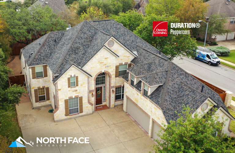 North Face Exterior | Austin Texas Roofing Company | Round Rock, Cedar Park | Leander | Georgetown | Pflugerville | Liberty Hill | Temple | Hutto | Elgin | Marble Falls | Lago Vista