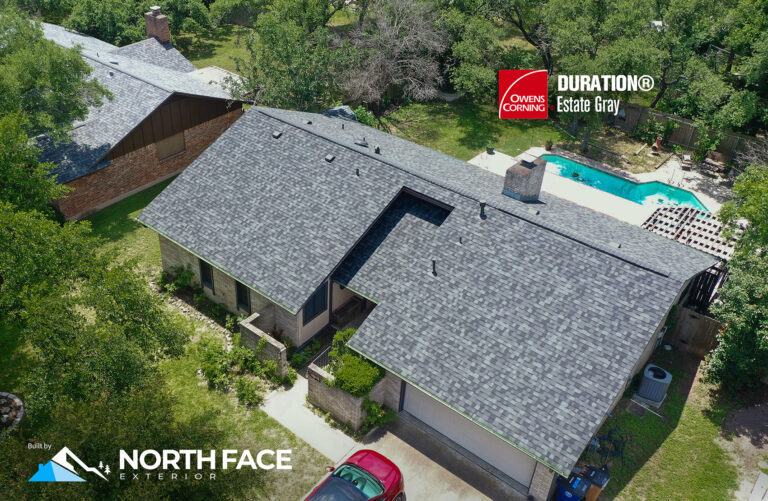 North Face Exterior | Austin Texas Roofing Companies | Company | Contractors | Round Rock, Cedar Park | Leander | Georgetown | Pflugerville | Liberty Hill | Temple | Hutto | Elgin | Marble Falls | Lago Vista